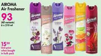 AIROMA Air Freshener 6x210ml