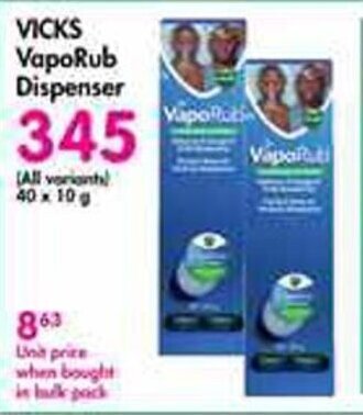 Makro VICKS VapoRub Dispenser offer