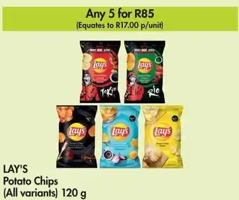 Makro LAY'S Potato Chips (All variants) 120 g offer