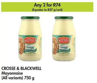 Makro CROSSE BLACKWELL MAYONNAISE (All variants) 750 g offer