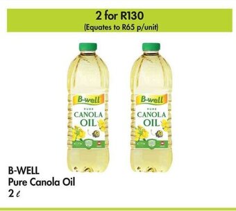 Makro B-WELL Pure Canola Oil 2L offer