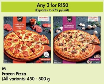 Makro M Frozen Pizza (All variants) 450-500 g offer
