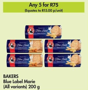 Makro BAKERS Blue Label Marie (All variants) 200 g offer