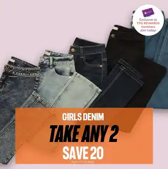 Jet Girls denim offer