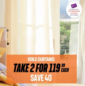 Jet Voile curtains offer