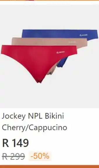 Jockey npl bikini cherry/cappuccino