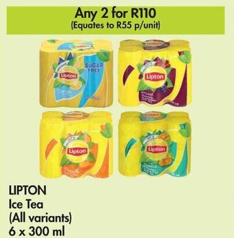 LIPTON Ice Tea (All variants) 6x300ml