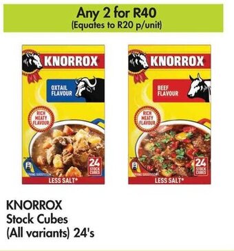 Makro KNORROX Stock Cubes (All variants) 24's offer