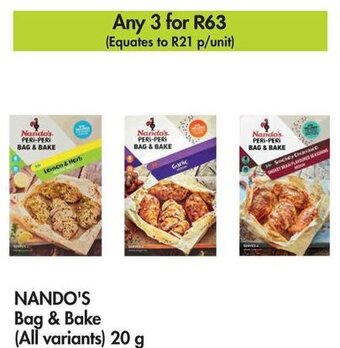 Makro NANDO'S Bag & Bake (All variants) 20 g offer