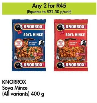 KNORROX Soya Mince (All variants) 400 g