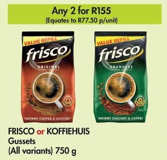 Makro FRISCO or KOFFIEHUIS Gussets (All variants) 750 g offer