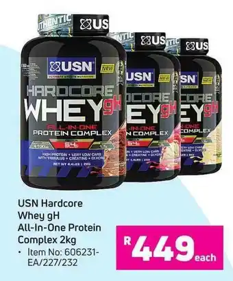 Game USN Hardcore Whey gH All-In-One Protein Complex 2kg offer