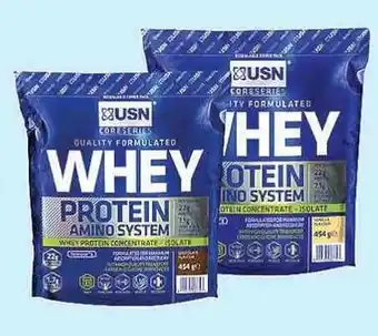 Game USN Whey Protein Amino System 454g offer