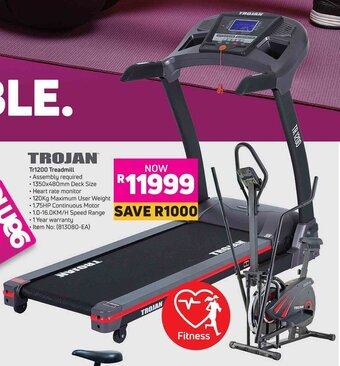 Game Trojan Tr1200 Treadmill offer