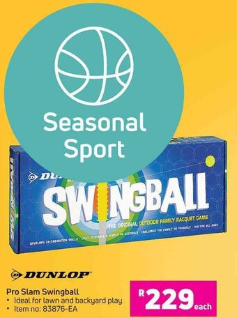 Game Dunlop Pro Slam Swingball offer