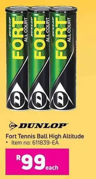 Game Dunlop Fort Tennis Ball High Altitude offer