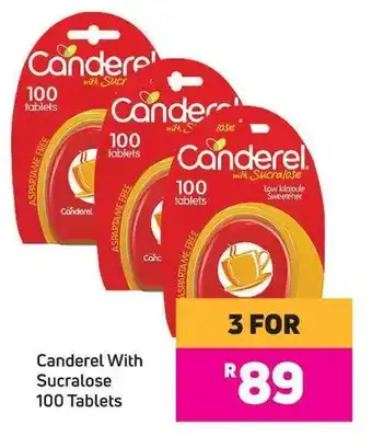 Canderel With Sucralose 100 Tablets