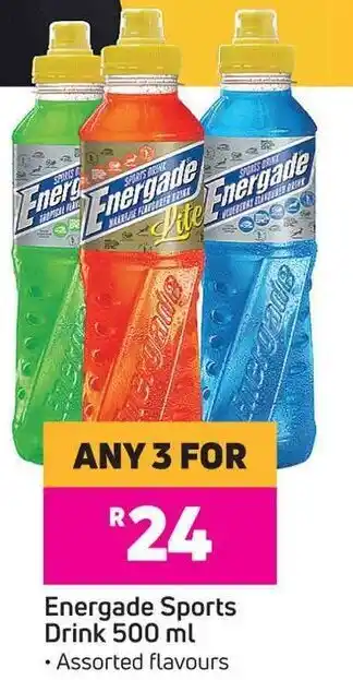 Game Energade Sports Frink 500ml offer