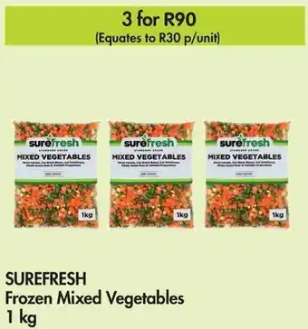 Makro SUREFRESH Frozen Mixed Vegetables 1 kg offer