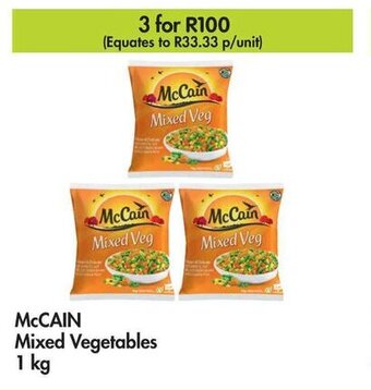 Makro McCAIN Mixed Vegetables 1 kg offer