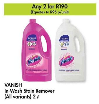 Makro VANISH In-Wash Stain Remover (All variants) 2 L offer