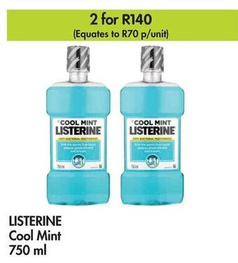 Makro LISTERINE Cool Mint 750 ml offer