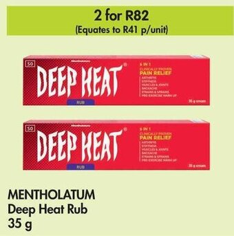 MENTHOLATUM Deep Heat Rub 35 g