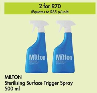 Makro MILTON Sterilising Surface Trigger Spray 500 ml offer