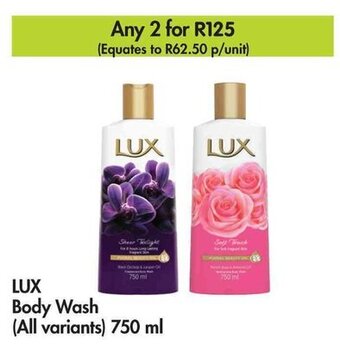 Makro LUX Body Wash (All variants) 750 ml offer