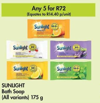 Makro SUNLIGHT Bath Soap (All variants) 175 g offer