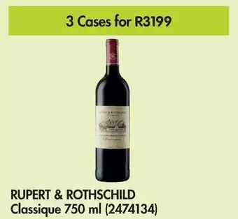 Makro RUPERT & ROTHSCHILD Classique 750 ml (2474134) offer