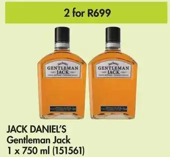 Makro JACK DANIEL'S Gentleman Jack 1x750ml (151561) offer