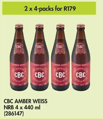 CBC AMBER WEISS NRB 4 x 440 ml (286147)