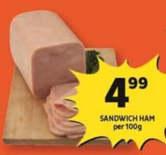 Shoprite SANDWICH HAM per 100g offer
