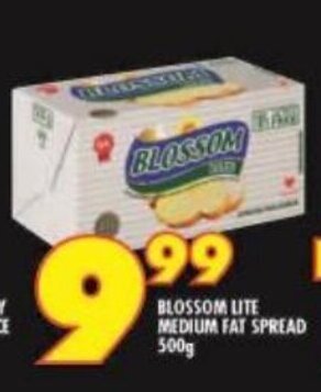 Shoprite BLOSSOM LITE MEDIUM FAT SPREAD 500g offer