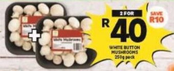 WHITE BUTTON MUSHROOMS 250g pack