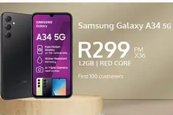 Cellucity Samsung galaxy a34 5g offer