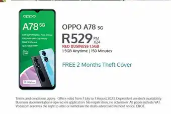 Cellucity Oppo a78 5g offer