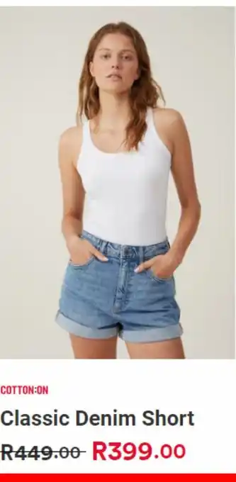 Clasisic denim shorts