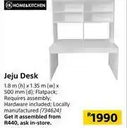 Builders Warehouse Home & Kitchen Jeju Desk 1.8m(h) x 1.35m(w) x 500mm(d) offer