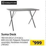 Builders Warehouse Home & Kitchen Suma Desk 760mm(h) x 1.2m(w) x 600mm(d) offer