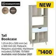 Builders Warehouse Home & Kitchen Tall Bookcase 1.23(h) x 500mm(w) x 300mm(d) offer