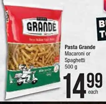 Spar Pasta Grande Macaroni or Spaghetti 500 g offer