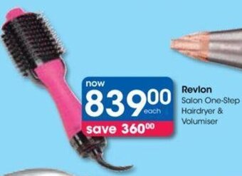 Clicks Revlon Salon One-Step Hairdryer & Volumiser offer