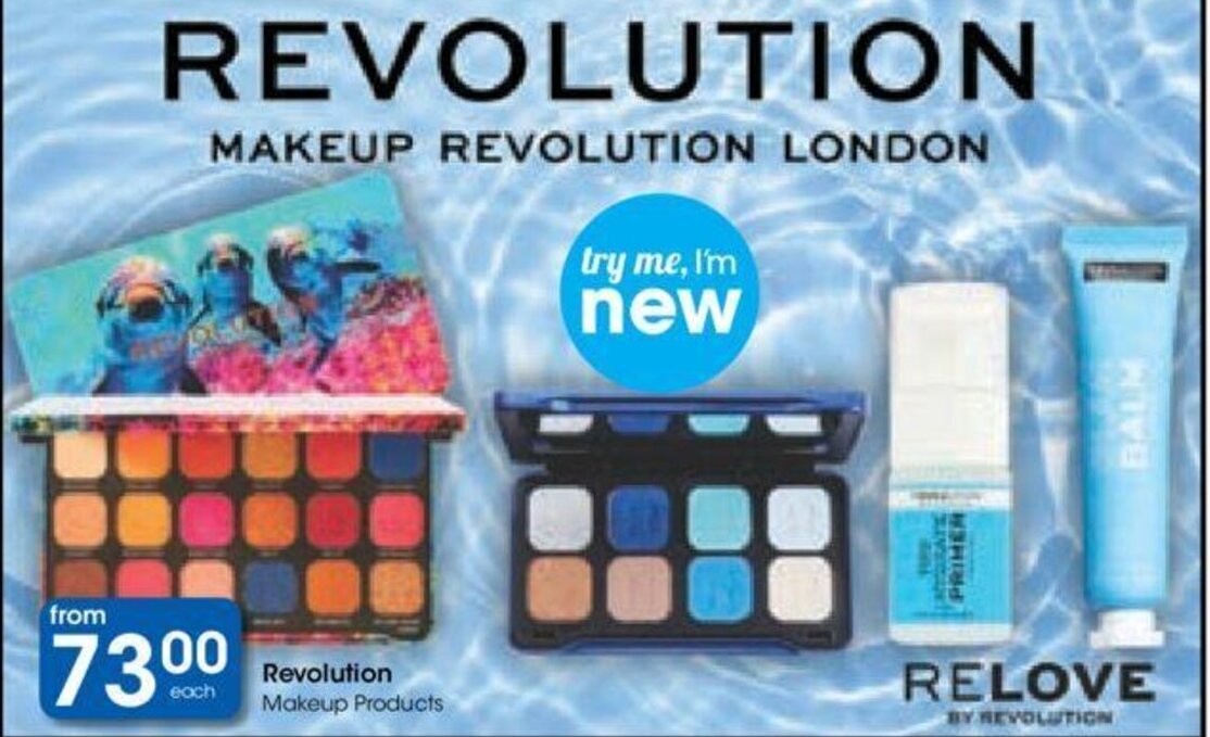 Revolution Makeup Products offer at Clicks