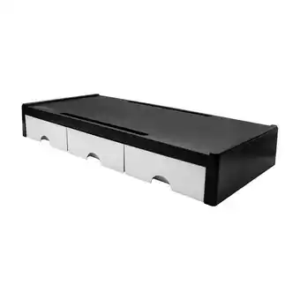 HomeChoice Orico desktop monitor stand with drawers black offer
