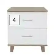 Home & Kitchen Pico Bedroom Collection Drawer Unit 600mm(h) x 515mm(w) x 450mm(d)