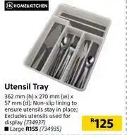 Builders Warehouse Home & Kitchen Utensil Tray offer