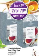 Dis-Chem Lifestyle food earl grey tea 40 teabags-for 1 offer