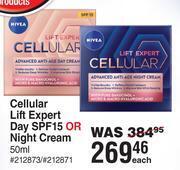 Dis-Chem Nivea cellular lift expert day spf15 or night cream-50ml each offer